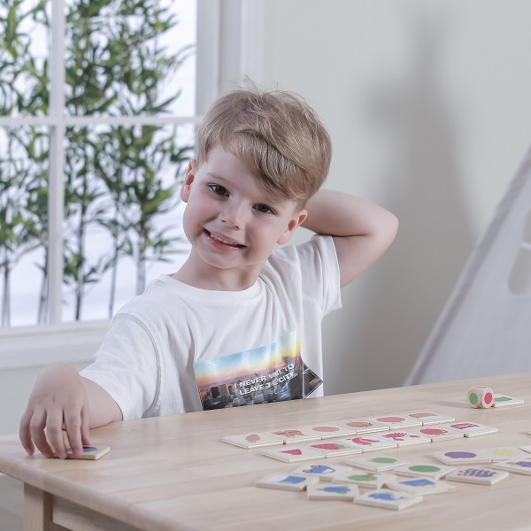 Joc logic de puzzle  „Învățăm culorile” [12]