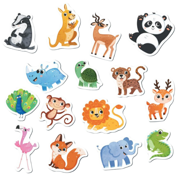Joc magnetic "Animale Sălbatice", 15 elem. [2]