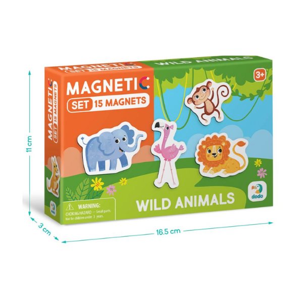 Joc magnetic "Animale Sălbatice", 15 elem. [4]