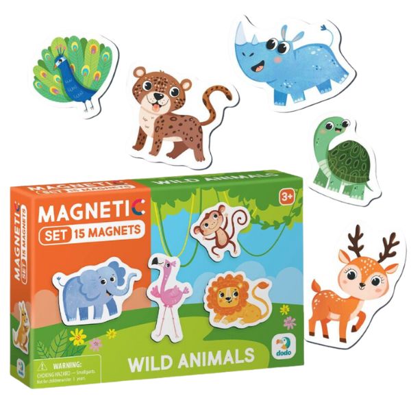 Joc magnetic "Animale Sălbatice", 15 elem. [5]