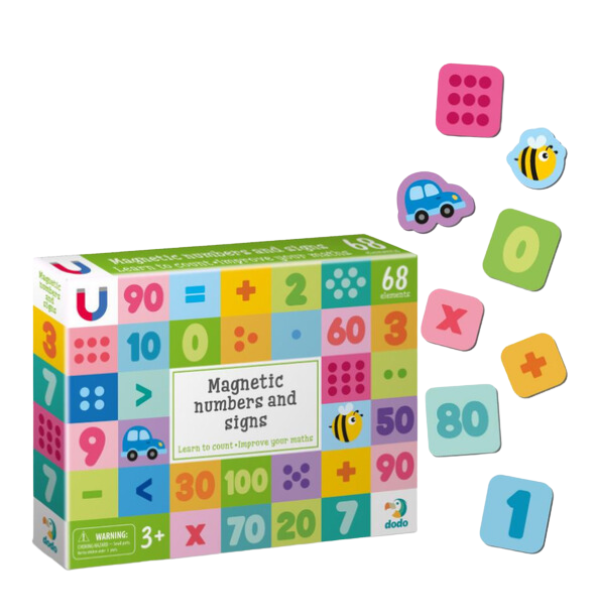 Joc magnetic "Cifre și semne", 68 elem. [4]