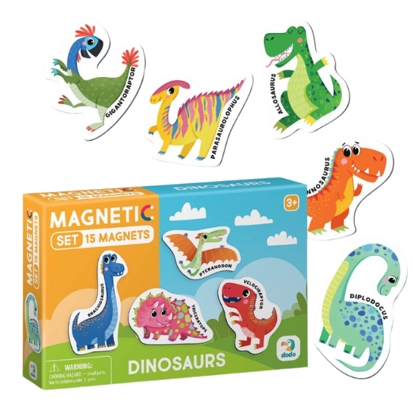Joc magnetic "Dinozauri", 15 elem. [4]