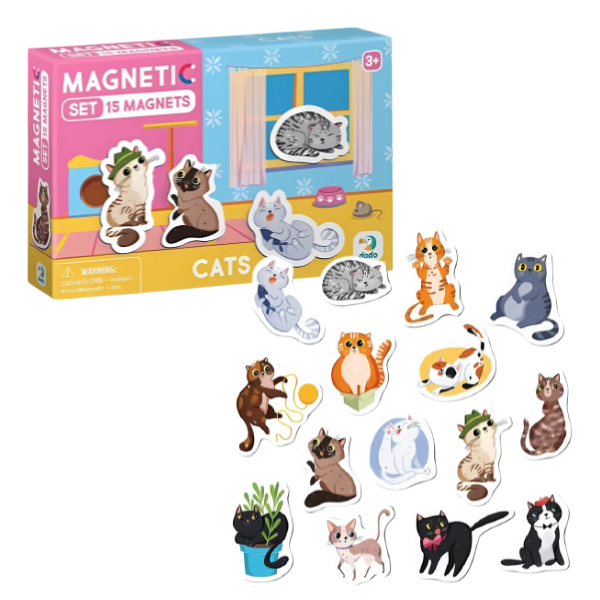 Joc magnetic "Pisici", 15 elem. [1]