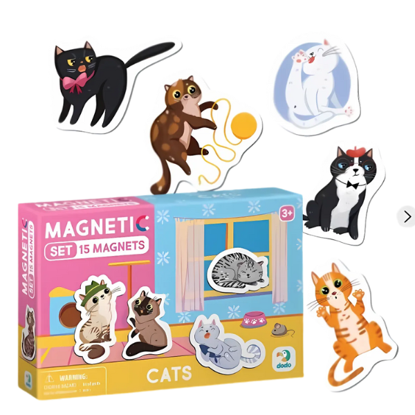 Joc magnetic "Pisici", 15 elem. [4]