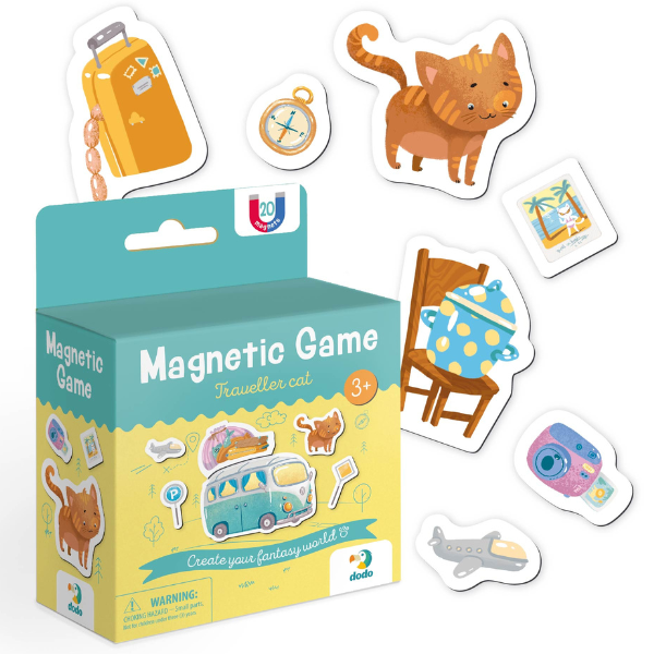 Joc magnetic "Pisicuța călătoare", 20 elem. [1]