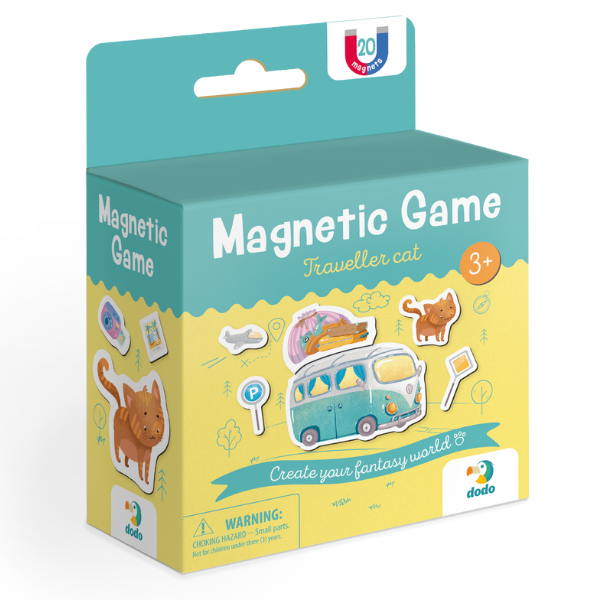 Joc magnetic "Pisicuța călătoare", 20 elem. [3]