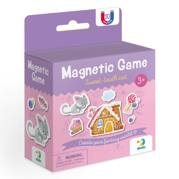 Joc magnetic "Pisicuța cu dulciuri", 20 elem. [3]