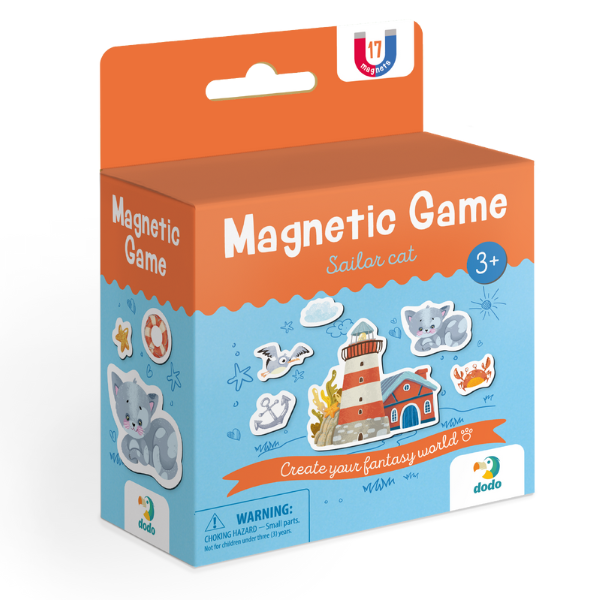 Joc magnetic "Pisicuța marinar", 17 elem. [3]