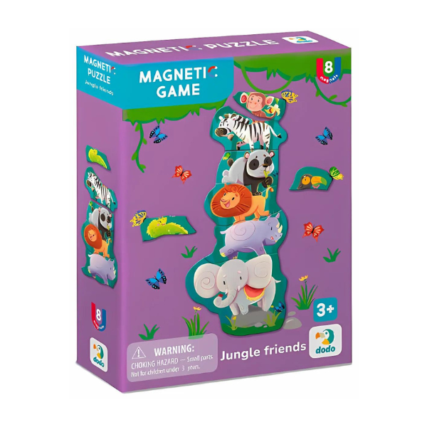 Joc magnetic "Prietenii din junglă", 8 elem. [3]