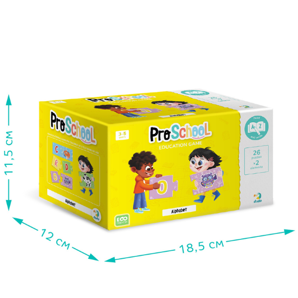 Joc puzzle educațional "Alfabetul englez" [5]