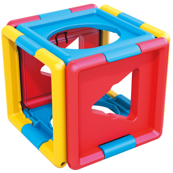 Jucarie de dezvoltare sorter "Cub logic" [5]