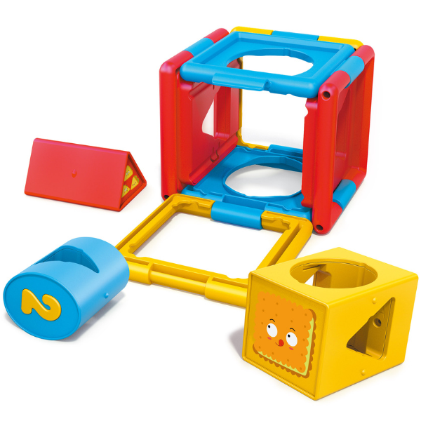 Jucarie de dezvoltare sorter "Cub logic" [6]