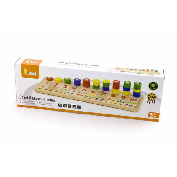 Jucărie educațională din lemn „Cifre și calcul” [7]