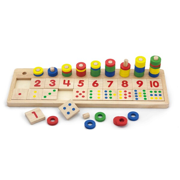 Jucărie educațională din lemn „Cifre și calcul” [6]