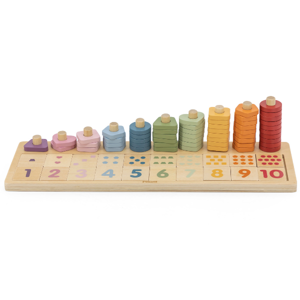 Jucărie educațională din lemn „Cifre și calcul” [6]