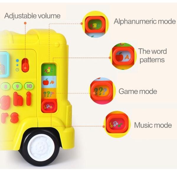 Jucărie educativă "Autobuz școlar" [8]