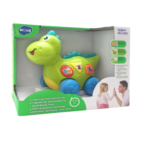 Jucarie interactiva "Dino" cu muzica si lumina [3]