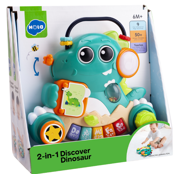 Jucarie pian "Dinozaur" 2 in 1 [3]