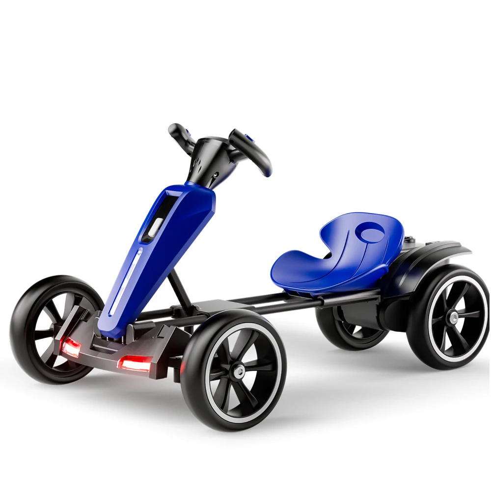 Kart electric pentru copii cu telecomandă, albastru (18522) [2]