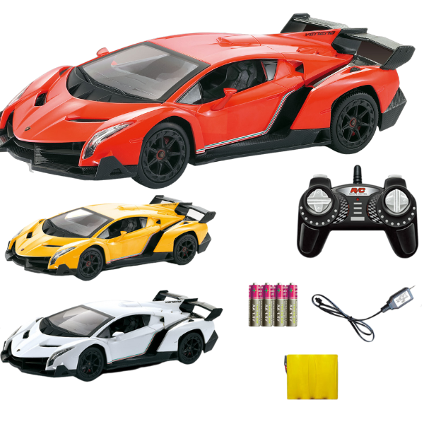 Lamborghini 1:18 cu telecomandă și baterie de 4.8V, 3 culori [5]