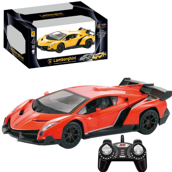 Lamborghini 1:18 cu telecomandă și baterie de 4.8V, 3 culori [4]