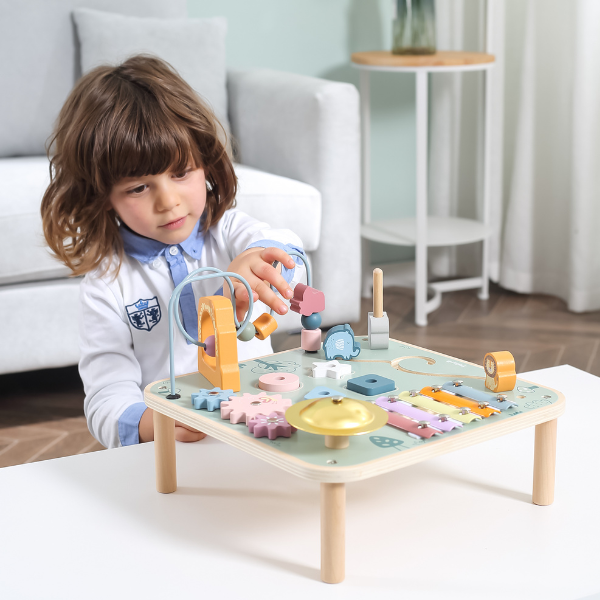 Masă educativă cu xilofon metalic și gong [9]