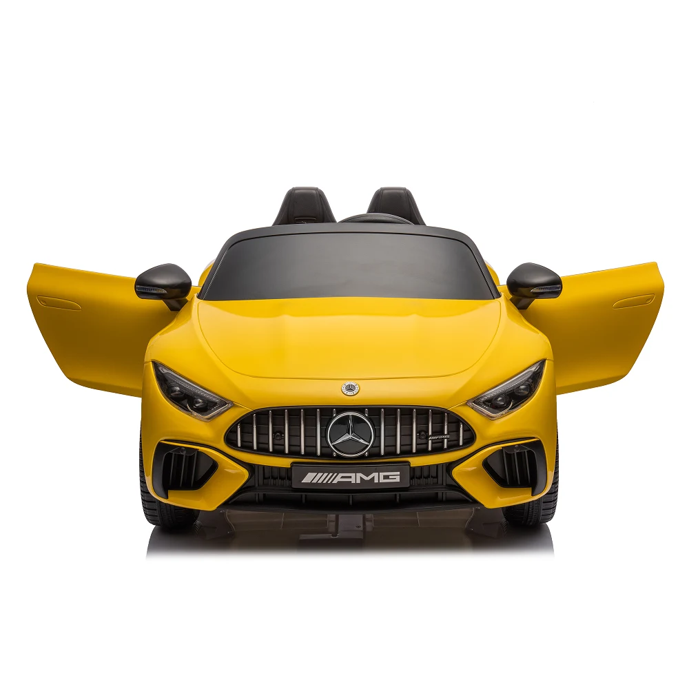 Mașină electrică Mercedes-Benz SL63 galben vopsită (69922) [4]