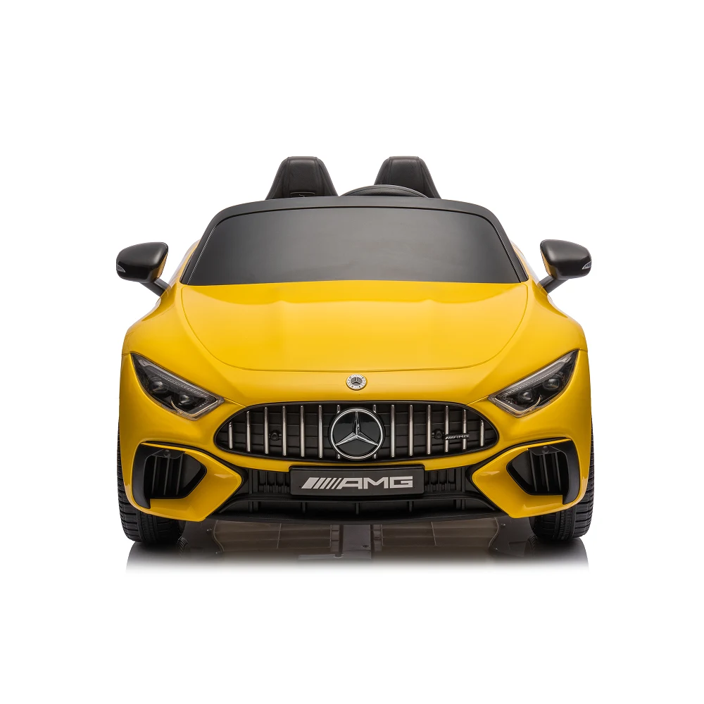 Mașină electrică Mercedes-Benz SL63 galben vopsită (69922) [3]