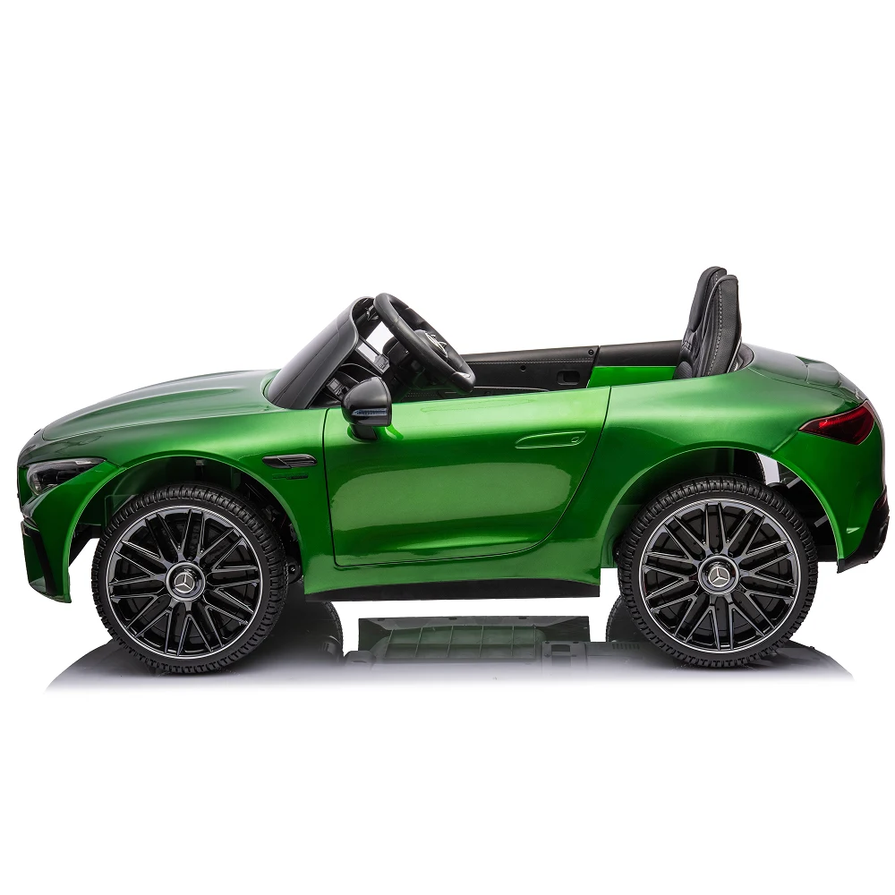 Mașină electrică Mercedes-Benz SL63 verde vopsit (69939) [5]