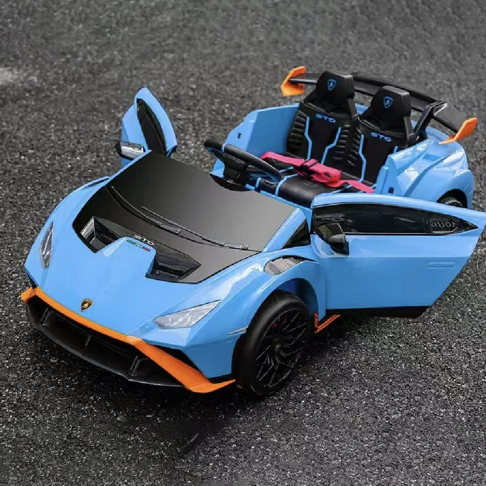 Mașină electrică pentru copii Lamborghini Huracán STO, albastru (21022) [3]