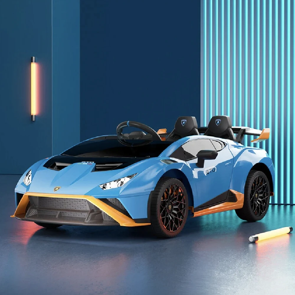 Mașină electrică pentru copii Lamborghini Huracán STO, albastru (21022) [5]