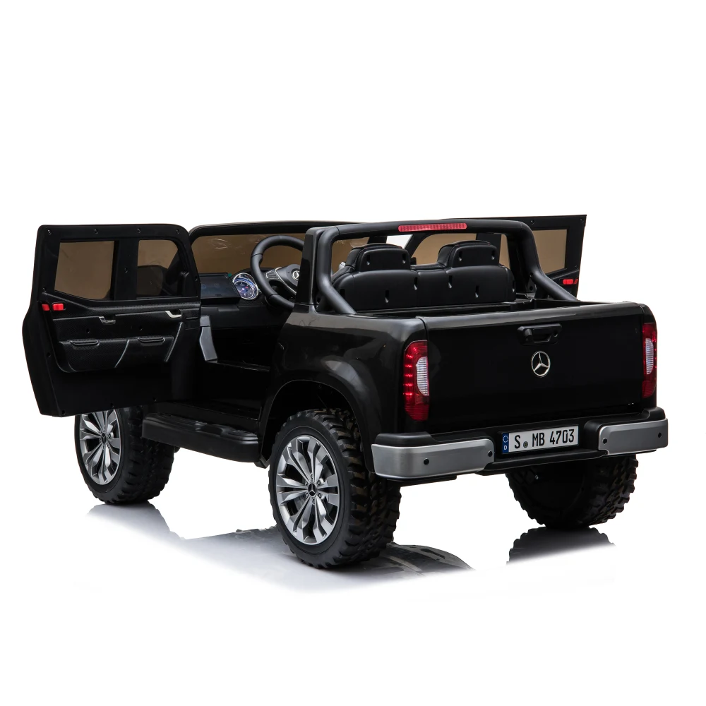 Mașină electrică pentru copii Mercedes Benz X-Class, neagră (MX606 / 1) [10]