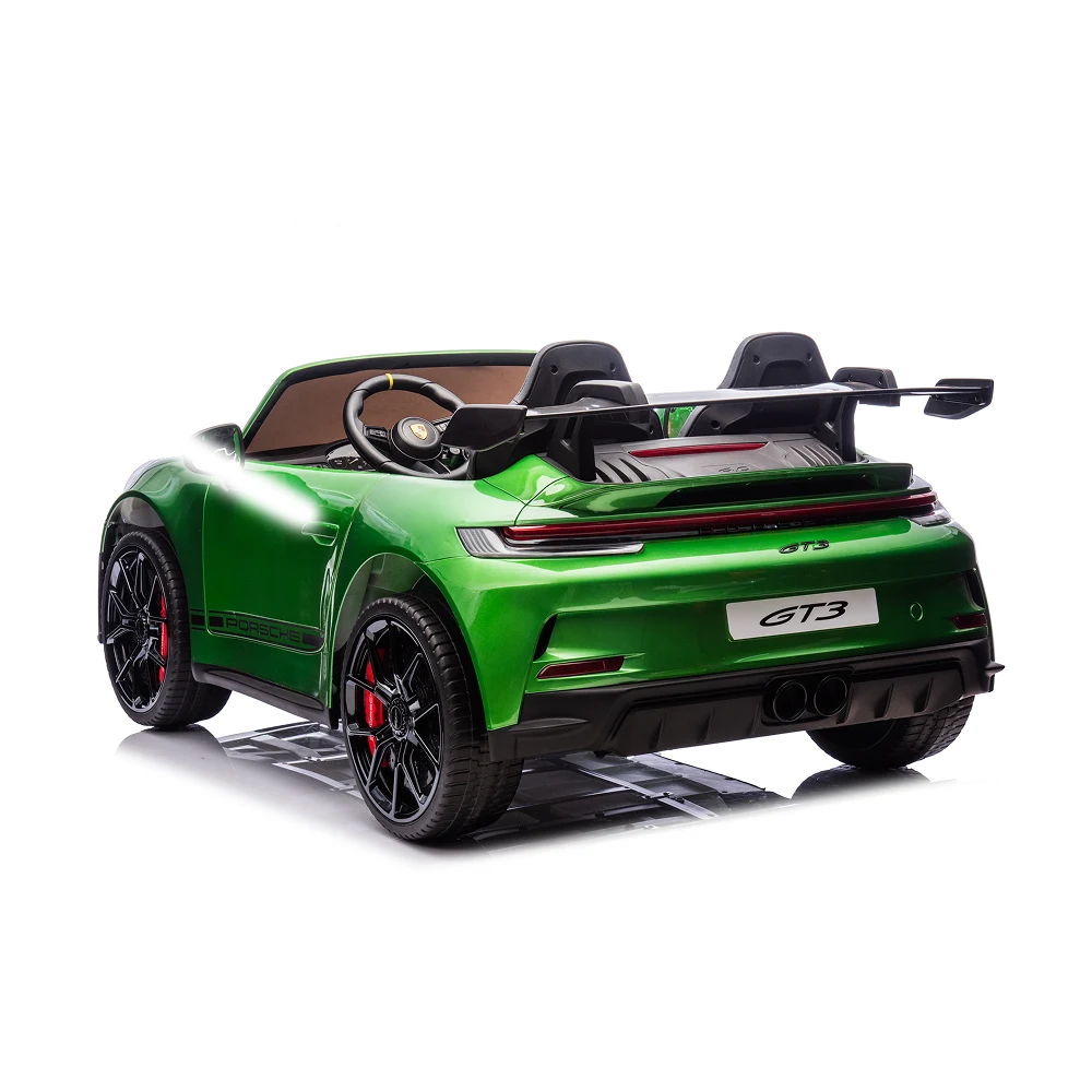 Mașină electrică Porsche 911 verde vopsit (P911/2 verde) [6]