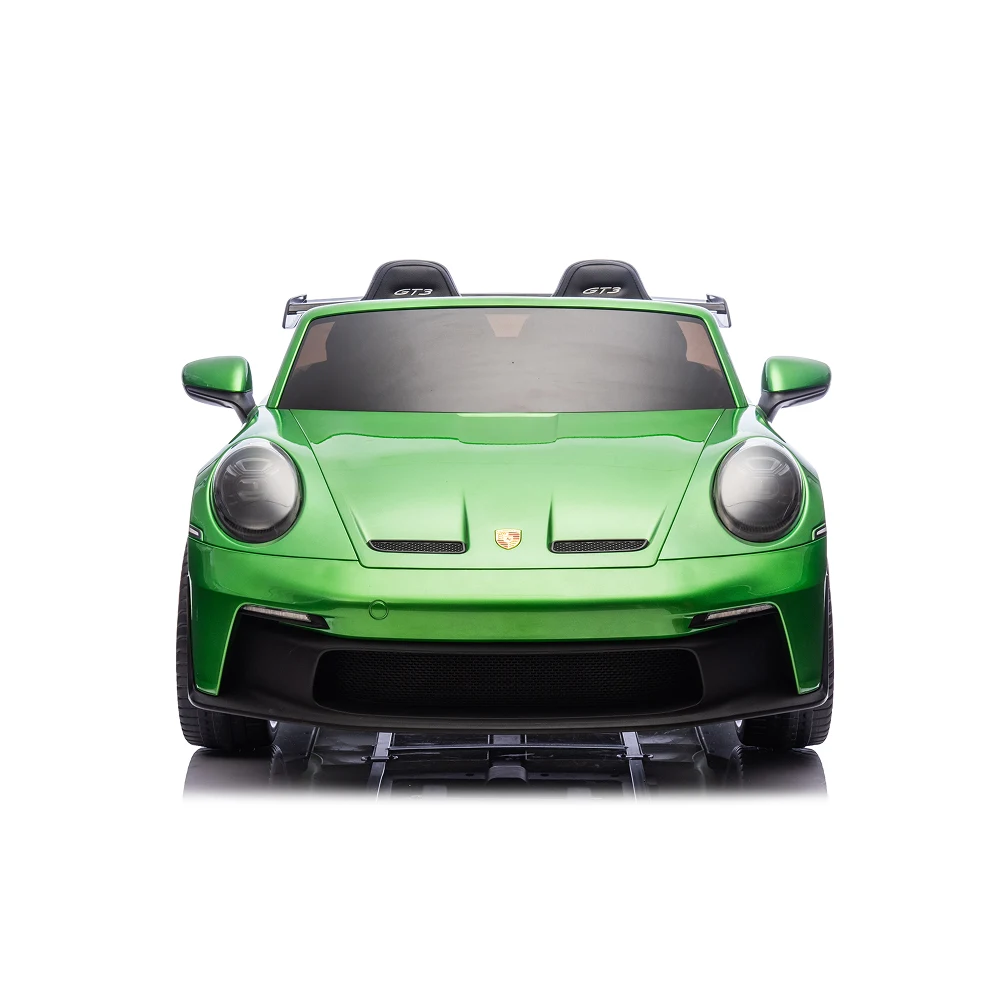 Mașină electrică Porsche 911 verde vopsit (P911/2 verde) [3]