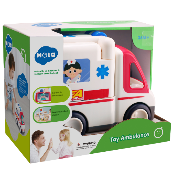 Masinuta "Ambulanta" cu efecte luminoase și sonore [3]