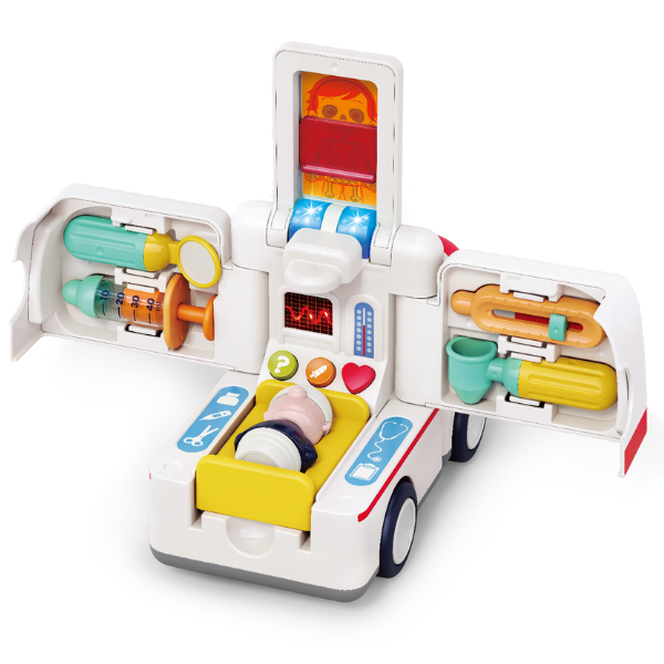 Masinuta "Ambulanta" cu efecte luminoase și sonore [8]
