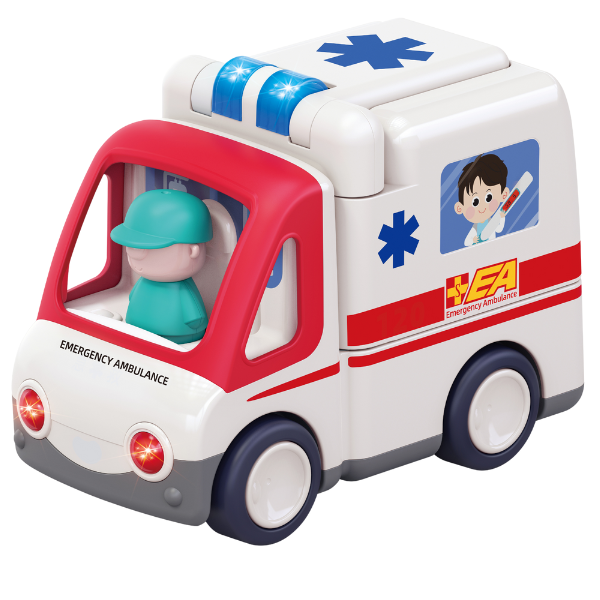 Masinuta "Ambulanta" cu efecte luminoase și sonore [2]
