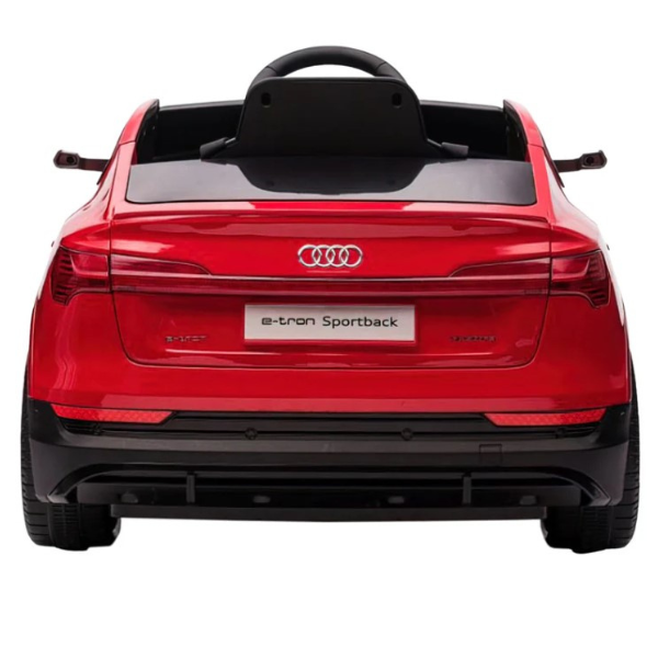 Masinuta electrica AUDI E-TRON SPORTBACK, 12V7Ah, motor 390 x 4, roti EVA, scaun din piele [8]