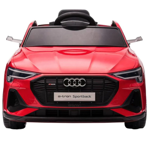 Masinuta electrica AUDI E-TRON SPORTBACK, 12V7Ah, motor 390 x 4, roti EVA, scaun din piele [4]
