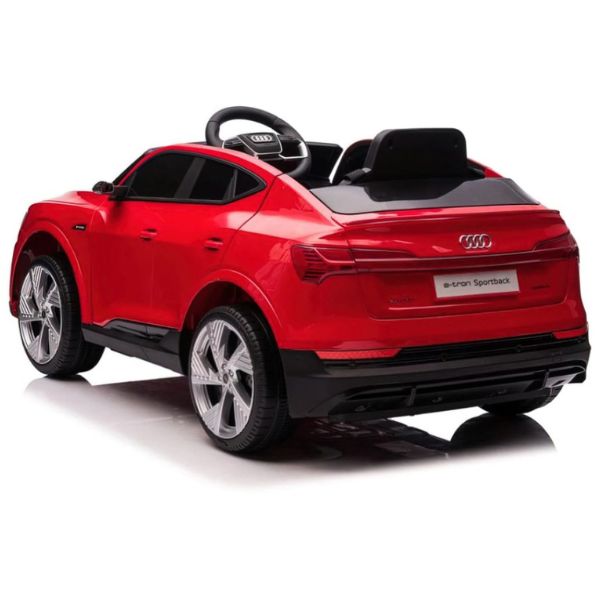Masinuta electrica AUDI E-TRON SPORTBACK, 12V7Ah, motor 390 x 4, roti EVA, scaun din piele [6]