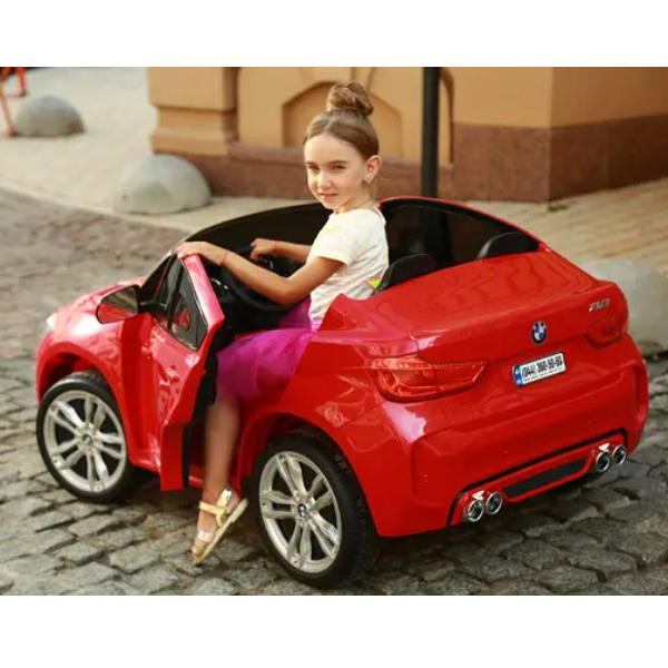 Masinuta electrica BMW X6M, 12V7AH, motor 35Wx2, roți EVA, scaune din piele [3]