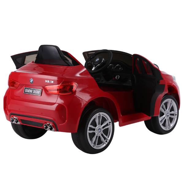 Masinuta electrica BMW X6M, 12V7AH, motor 35Wx2, roți EVA, scaune din piele [16]