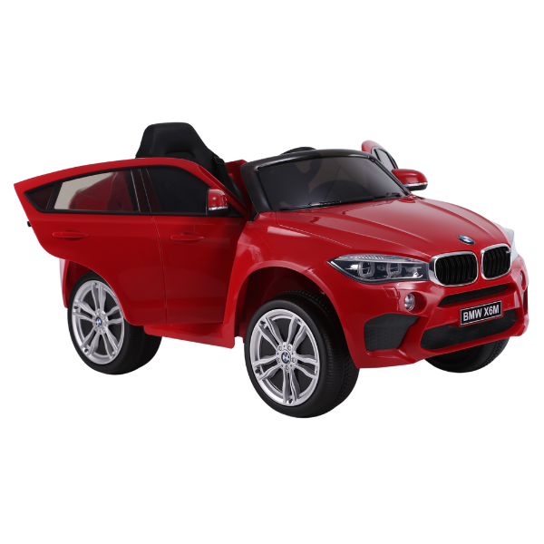 Masinuta electrica BMW X6M, 12V7AH, motor 35Wx2, roți EVA, scaune din piele [14]