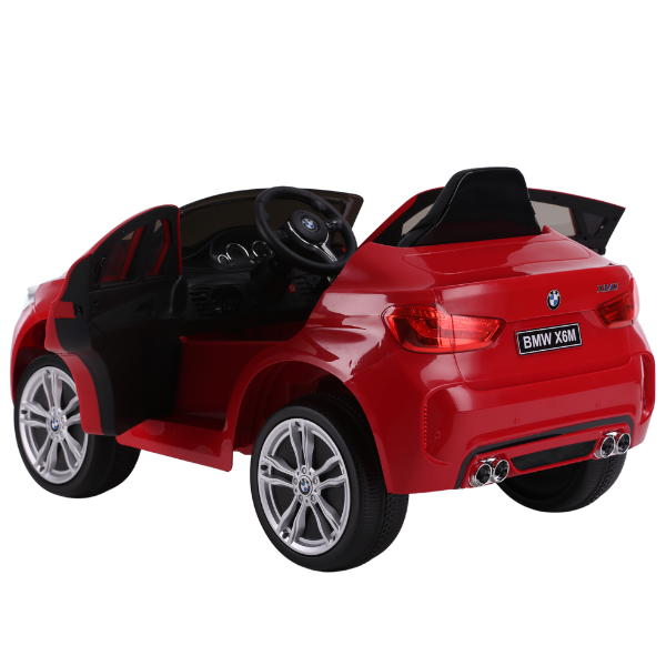 Masinuta electrica BMW X6M, 12V7AH, motor 35Wx2, roți EVA, scaune din piele [6]