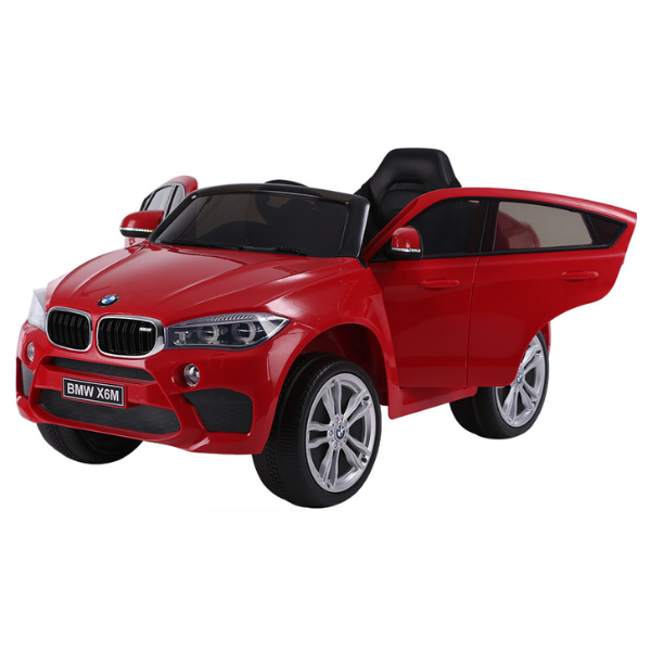 Masinuta electrica BMW X6M, 12V7AH, motor 35Wx2, roți EVA, scaune din piele [2]