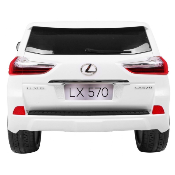 Masinuta electrica LEXUS LX570, 12V7AH, motor 35Wx2, roți EVA, scaune din piele [8]