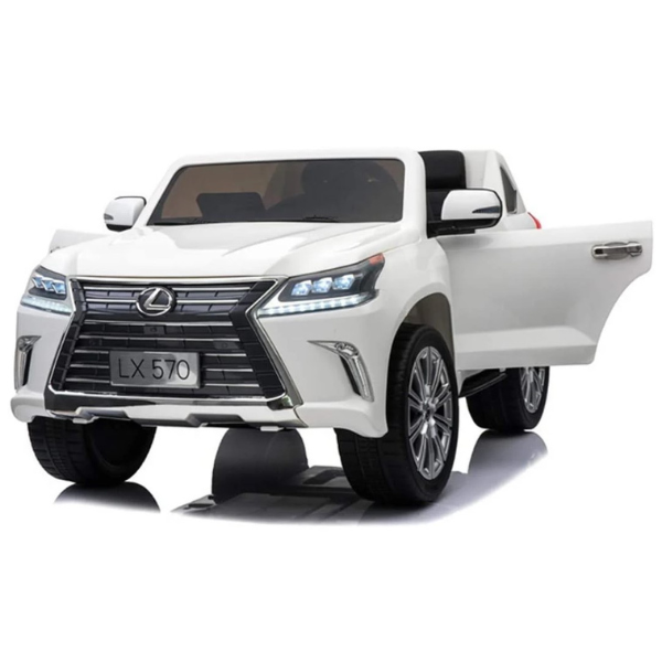 Masinuta electrica LEXUS LX570, 12V7AH, motor 35Wx2, roți EVA, scaune din piele [4]