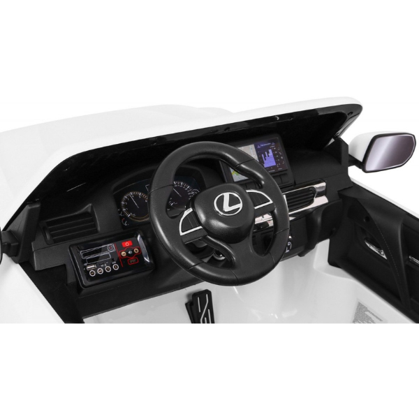 Masinuta electrica LEXUS LX570, 12V7AH, motor 35Wx2, roți EVA, scaune din piele [12]