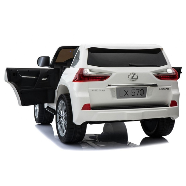 Masinuta electrica LEXUS LX570, 12V7AH, motor 35Wx2, roți EVA, scaune din piele [9]