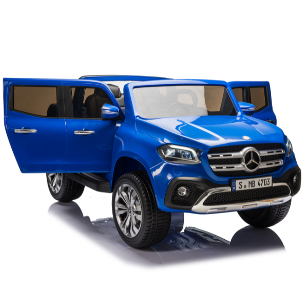 Masinuta electrica MERCEDES X-CLASS, 12V7Ah, motor 45Wx2, roți EVA, scaune din piele [10]